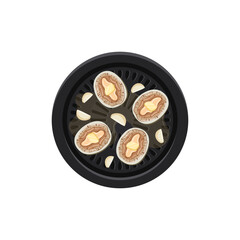 Korean grilled abalone with butter (jeonbok butter gui)