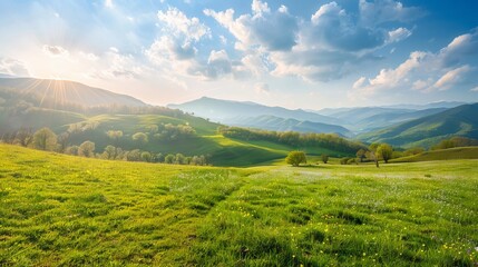 Obraz premium Natural forest landscape