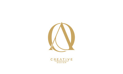 AAO, OA, A, O, Abstract Letters Logo Monogram