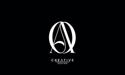 AAO, OA, A, O, Abstract Letters Logo Monogram