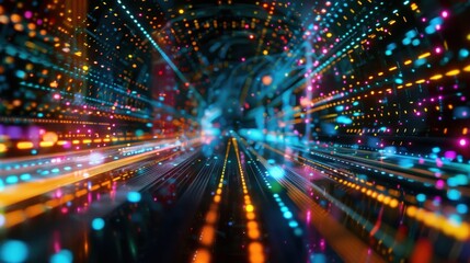 Obraz premium background with lots of light spots