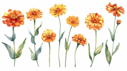Vibrant Watercolor Flowers for Spring Decor Generative AI