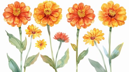 Vibrant Watercolor Flowers for Spring Decor Generative AI