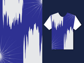 T-shirt sport design template, Soccer jersey mockup for football club. uniform front and back view.
