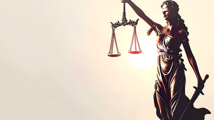 A Justice scales lady poster