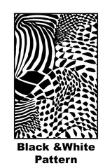 Abstract black and white pattern. For use in graphics. Minimalist illustration for printing on wall decorations