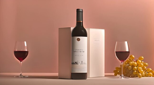 Red wine bottle packaging products