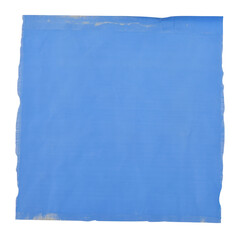 PNG Blue color ripped paper blackboard tissue towel.