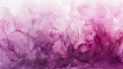 Fototapeta premium Abstract painting forming a beautiful purple watercolor background texture