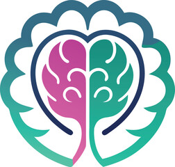 tooth with heart  vector illustration