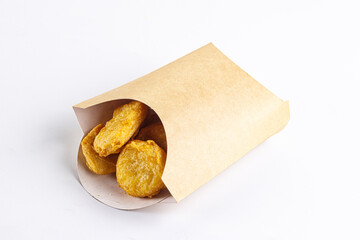 Crunchy crispy chicken nuggets snack