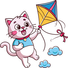 cute and playful cat illustrations 