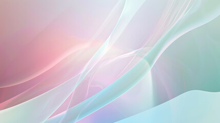 Soft Abstract Fluid Gradient with Pastel Hues and Gentle Light Streaks