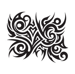 Tribal Tattoo Design vector illustration