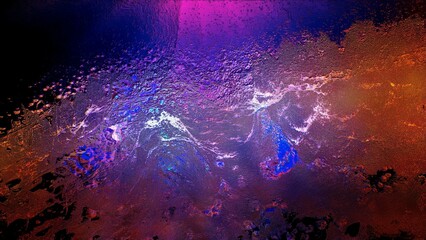 abstract pattern reminiscent of spilled paint