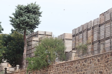 Fototapeta premium Almacén de una cooperativa de fruta