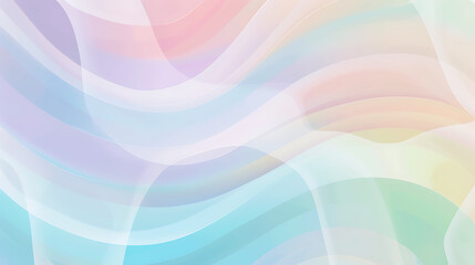Serene Pastel Waves Abstract Background