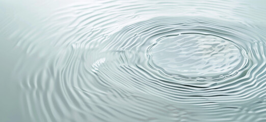 Abstract background with ripples and water patterns, top view, light blue color palette, high resolution, hyper realistic, detailed, clean sharp focus, beautiful, highly intricate.