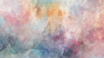 Mesmerizing blend of pastel hues like watercolor strokes merging