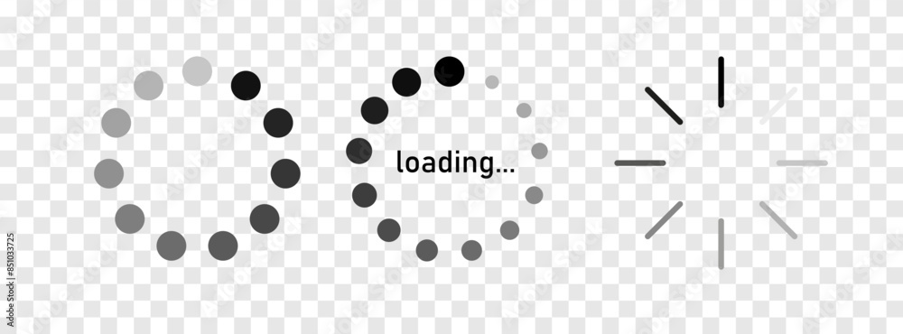 Wall mural Loading bar concept. Progress data for upload or download. Techmology concept.