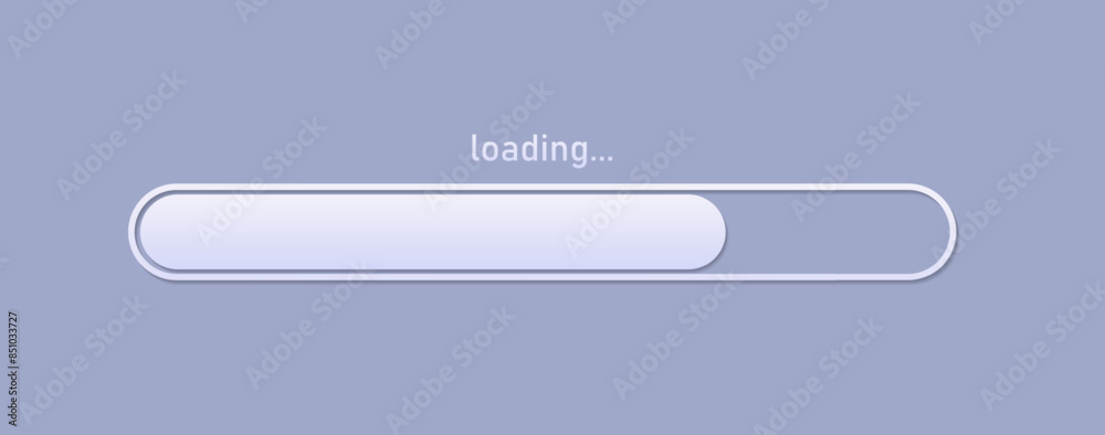 Wall mural Loading bar concept. Progress data for upload or download. Techmology concept.