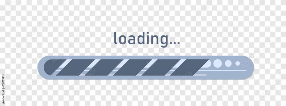 Wall mural loading bar concept. progress data for upload or download. techmology concept.