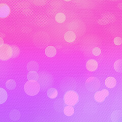 Pink square bokeh background for social media, ad, banner, poster, template and various design works