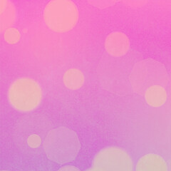 Pink square bokeh background for social media, ad, banner, poster, template and various design works