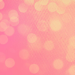Pink square bokeh background for social media, ad, banner, poster, template and various design works