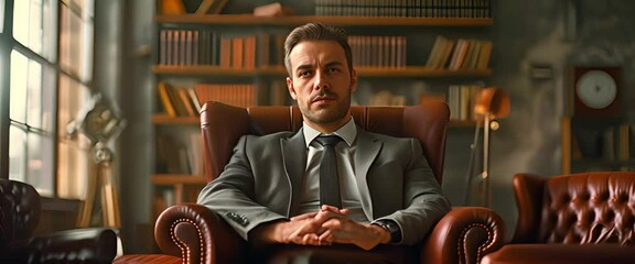 A businessman who is being honest