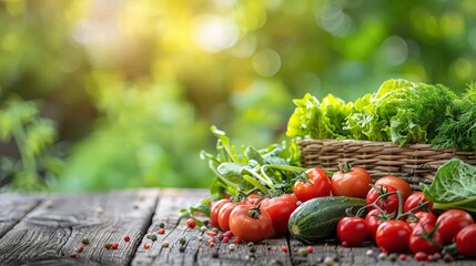 Freshly harvested organic vegetables. Safe and secure agricultural products. Concept for vegetarian and vegan, healthy food agriculture and food