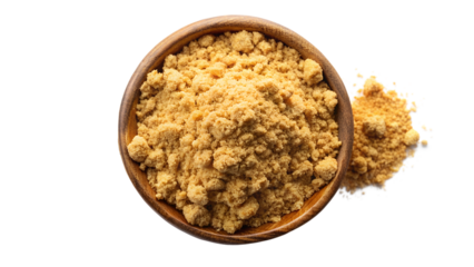 nigella seed photo from above on isolated background