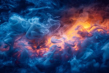 Fototapeta premium Psychedelic Motion Background with Lava-Like Flow