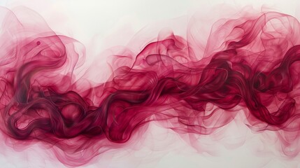 Fototapeta premium Delicate carmine wisps evolving patterns