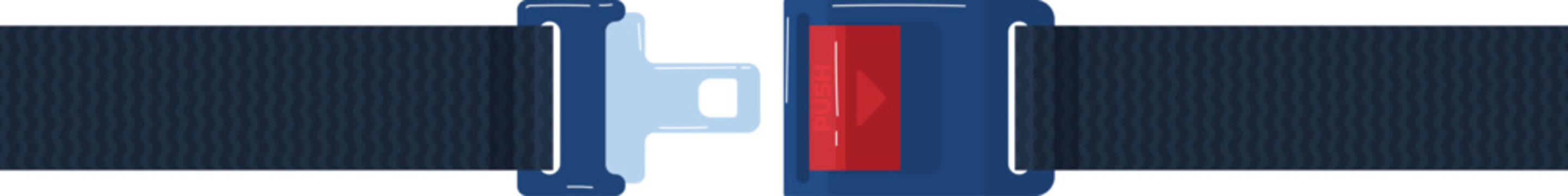 recommend clip art: Seatbelt buckle graphic icon design. Blue car seatbelt parts connected safety clip. Vehicle security belt lock vector illustration isolated white background