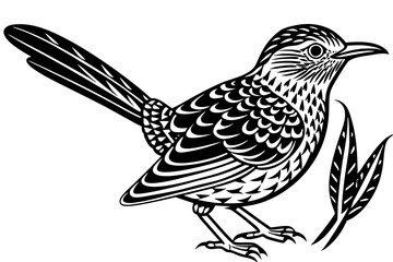 Fototapeta premium bird silhouette vector illustration