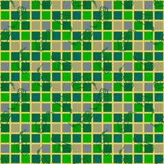 Fototapeta premium Summer drink seamless cocktails cartoon ice pattern for wrapping paper