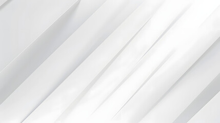 Obraz premium White luxury background with grey shadow diagonal stripes. Light elegant dynamic abstract BG. Trendy geometric neumorphism. Universal minimal 3d sale modern backdrop. Amazing deluxe business template