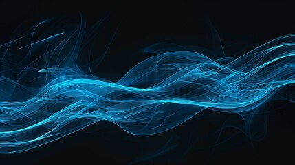 Obraz premium Abstract background of blue color with black background. Modern abstract background