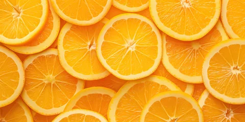 Orange slices background, pattern full frame © angelo sarnacchiaro