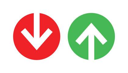 Swipe up arrow icon set. Up Down and left right Arrows sign on white background.