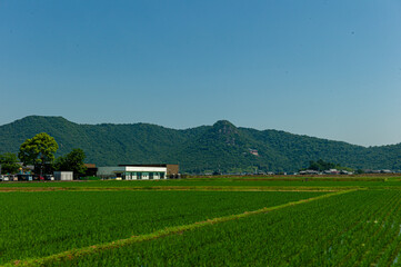 Fototapeta premium village in the mountains