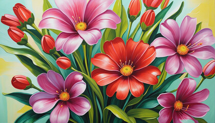 Blossoming Beauty: A Colorful Floral Collection