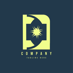 Geometric creative and modern business logo design, Modern abstract background