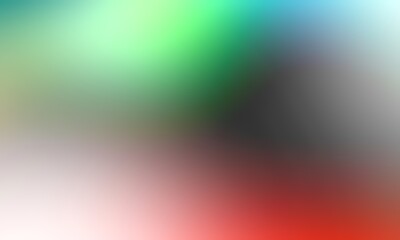 Abstract blurred background image of blue, red, green colors gradient used as an illustration. Designing posters or advertisements.