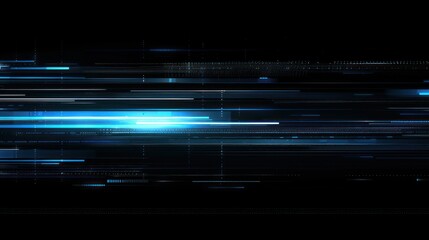 Abstract Digital Data Stream Visualization