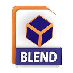 Blend File 3D Illustration for uiux, web, app, presentation, etc