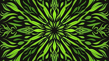 Colorful Kaleidoscope Whirl. Seamless Loop