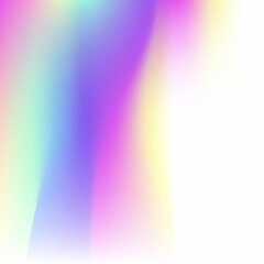 Iridescent Gradient. Girlie Light. Retro Holography Brochure. Fantasy Paper. Pearlescent Background. Pop Vector. Holographic Background. Violet Shiny Texture. Blue Iridescent Gradient