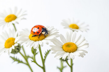 Ladybug on a Daisy
